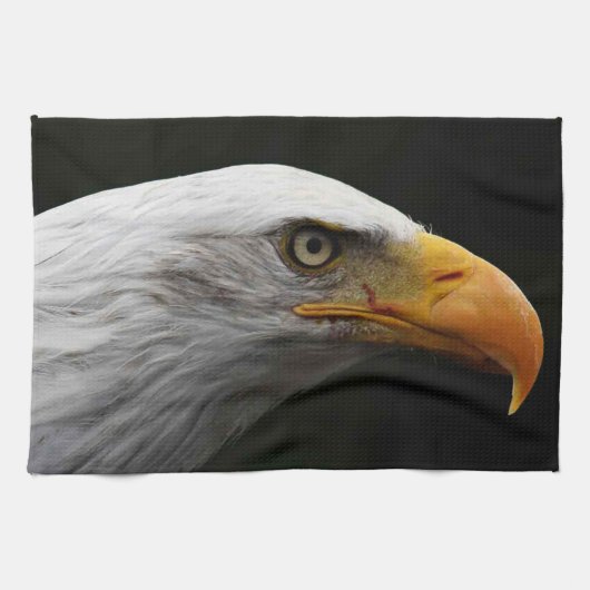 Bald Eagle ktcna Geschirrtuch (Horizontal)