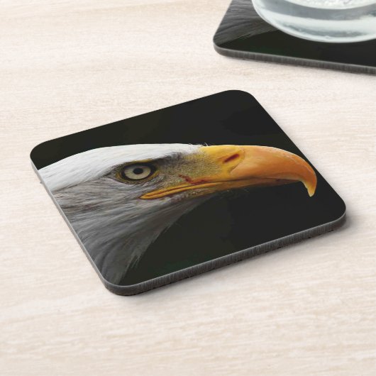 Bald Eagle Küstenercnm Getränkeuntersetzer (Linke Seite)