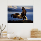 Bald Eagle Landing Poster (Küche)