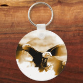 Bald Eagle Landing Schlüsselanhänger (Vorderseite)