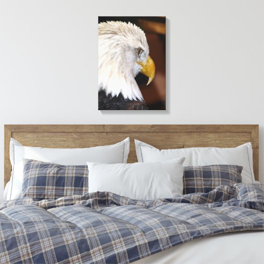 Bald Eagle Leinwanddruck (Insitu (Schlafzimmer))