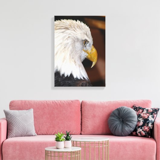 Bald Eagle Leinwanddruck (Insitu (Wohnzimmer))