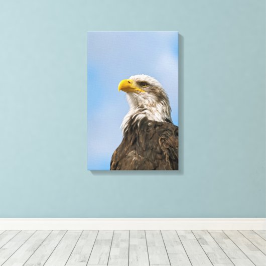Bald Eagle Leinwanddruck (Insitu (Holzboden))