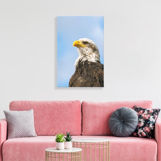 Bald Eagle Leinwanddruck (Insitu (Wohnzimmer))