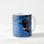 Bald Eagle Liftoff Kaffeetasse (VorderseiteRechts)