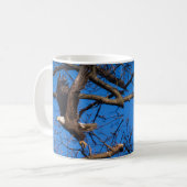 Bald Eagle Liftoff Kaffeetasse (Vorderseite Links)