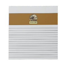 Bald Eagle Light Gray Notepad