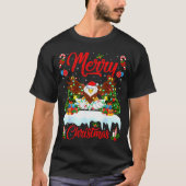 Bald Eagle Lover Xmas Lighting Santa Bald Eagle Ch T-Shirt (Vorderseite)