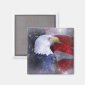 Bald Eagle Magnet (Vorderseite/Rückseite)