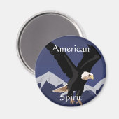 Bald Eagle Magnet (Vorderseite/Rückseite)