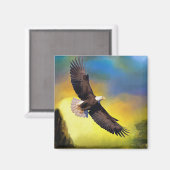 Bald Eagle Magnet (Vorderseite/Rückseite)