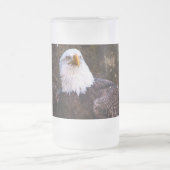 Bald Eagle Mattglas Bierglas (Mittel)