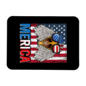 Bald Eagle Merica 4. Juli Magnet (Horizontal)