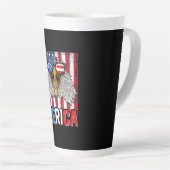Bald Eagle Merica 4. Juli Milchtasse (Rechte Ecke)