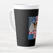 Bald Eagle Merica 4. Juli Milchtasse (Linke Ecke)