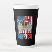 Bald Eagle Merica 4. Juli Milchtasse (Vorderseite)