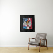 Bald Eagle Merica 4. Juli Wandteppich (Beispiel)