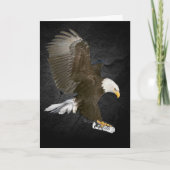 Bald Eagle mit Abschluss-Diplom 2025 Karte (Vorderseite)