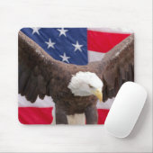Bald Eagle mit dem American Flag Mouse Pad Mousepad (Mit Mouse)