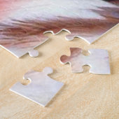 Bald Eagle mit einer amerikanischen Flagge in sein Puzzle (Seite)