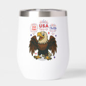 Bald Eagle mit Fireworks- USA 250 Years 1776-2026 (Rückseite)
