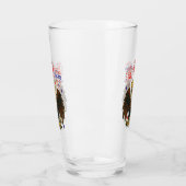 Bald Eagle mit Fireworks- USA 250 Years 1776-2026 Glas (Links)