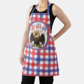 Bald Eagle mit Fireworks- USA 250 Years 1776-2026 Schürze (InSitu)