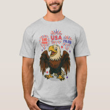 Bald Eagle mit Fireworks- USA 250 Years 1776-2026