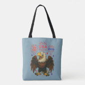 Bald Eagle mit Fireworks- USA 250 Years 1776-2026 Tasche (Rückseite)