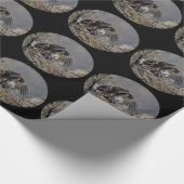 Bald Eagle mit ihrem Baby Geschenkpapier (Ecke)