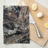 Bald Eagle mit ihrem Baby Handtuch (Viertel Falte)