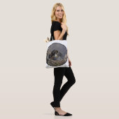 Bald Eagle mit ihrem Baby Tasche (Am Model)