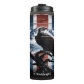 Bald Eagle mit Union Jack Thermosbecher (Vorderseite)