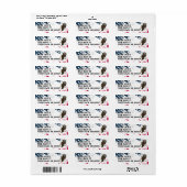 Bald Eagle mit US Flag Graphic (Vorne)