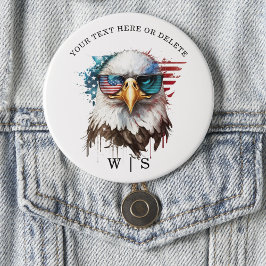 Bald Eagle modernes und einzigartiges nationales S Button