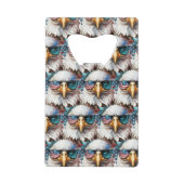 Bald Eagle modernes und einzigartiges nationales S Geldbeutel Flaschenöffner (Rückseite)