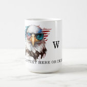 Bald Eagle modernes und einzigartiges nationales S Kaffeetasse (Mittel)