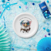 Bald Eagle modernes und einzigartiges nationales S Pappteller (Party)