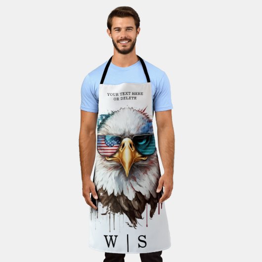 Bald Eagle modernes und einzigartiges nationales S Schürze (Getragen)