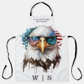 Bald Eagle modernes und einzigartiges nationales S Schürze (Vorderseite)