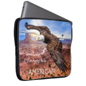 Bald Eagle Monument Tal Laptop Schläfchen Laptopschutzhülle (Vorne Rechts)