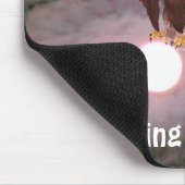Bald Eagle Moon Möglich Inspiration Mousepad (Ecke)