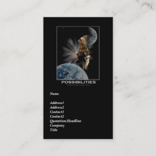 Bald Eagle Motivierend Business Card Visitenkarte