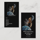 Bald Eagle Motivierend Business Card Visitenkarte (Vorne/Hinten)