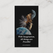 Bald Eagle Motivierend Business Card Visitenkarte (Rückseite)