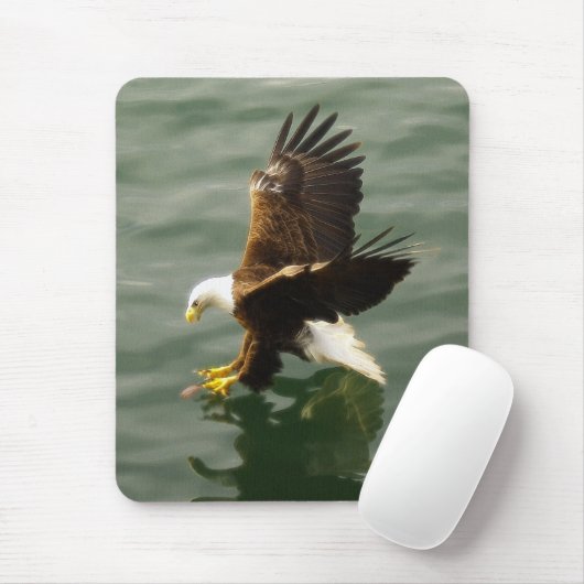 Bald Eagle Motivierend Geschenk Mousepad (Mit Mouse)