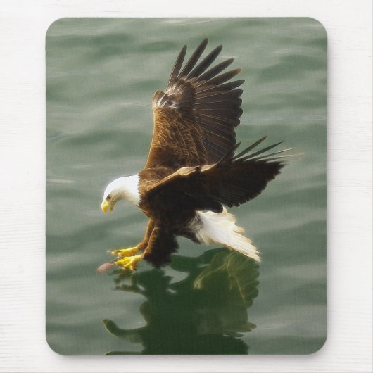 Bald Eagle Motivierend Geschenk Mousepad (Vorne)