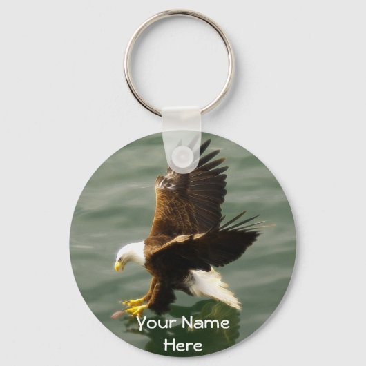 Bald Eagle Motivierend Geschenk Schlüsselanhänger (Vorderseite)