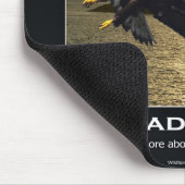 Bald Eagle Motivierend Mousepad (Ecke)