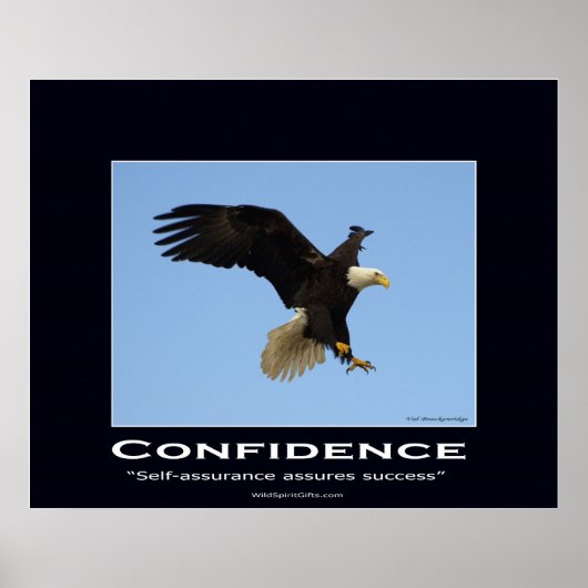 Bald Eagle Motivierend Poster (Vorne)